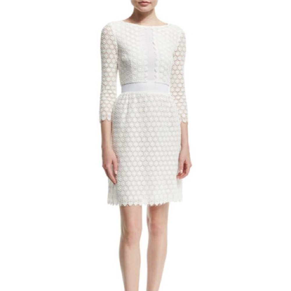 Diane von Furstenburg white dress